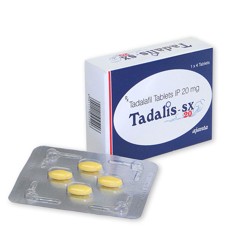 Tadalis SX 20 mg - 4 balení (16 ks) - SLEVA 20% Ajanta